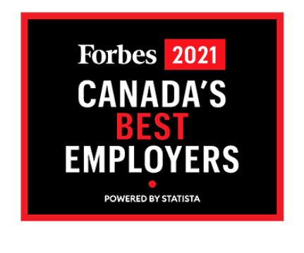 Forbes 2021 - Canada's best employers